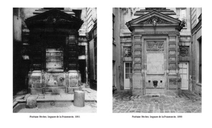 Fontaine Necker, Impasse de la Poissonerie, 1901/1998 Fontaine Necker, Impasse de la Poissonerie, 1901/1998